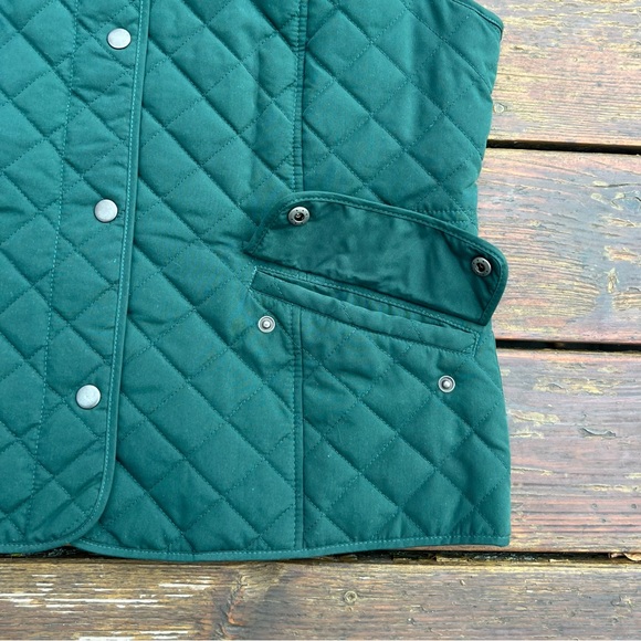 GH BASS GREEN QUILTED VEST  SIZE LARGE - Picture 2 of 7